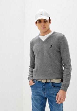 Пуловер U.S. Polo Assn.. Цвет: серый