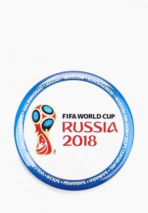 Значок 2018 FIFA World Cup Russia™. Цвет: белый