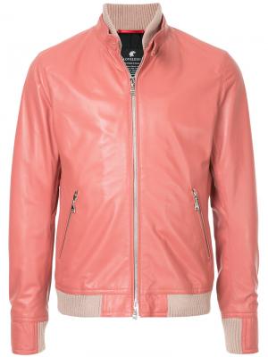 Байкерская куртка на молнии Loveless. Цвет: pink