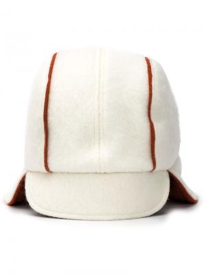 Шапка-шлем Aviatore Filù Hats. Цвет: белый