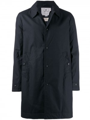 Куртка-дождевик с капюшоном Woolrich. Цвет: синий