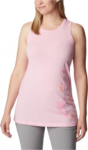 Майка Bluff Mesa Tank Top , цвет Wild Rose Heather/Blooming Lines Graphic Columbia