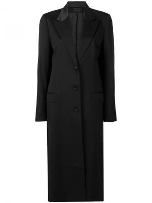 Однобортное пальто Rta. Цвет: черный