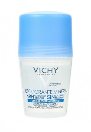 Дезодорант Vichy минеральный, без солей алюминия, 48 часов свежести, 50 мл. Цвет: прозрачный