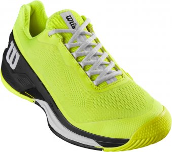 Кроссовки Rush Pro 4.0 Tennis Shoes , цвет Safety Yellow/Black/White Wilson