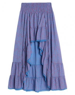 Длинная юбка SUSY-MIX. Цвет: лазурный