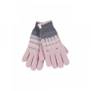 Перчатки , размер S/M, розовый, серый Heat Holders. Цвет: серый/розовый