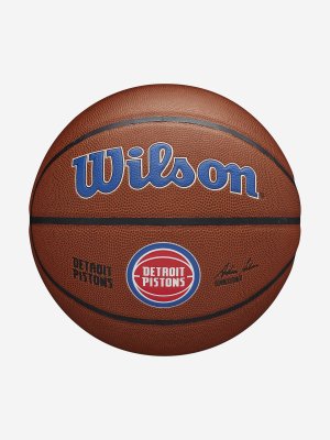 Мяч баскетбольный NBA Team Alliance La Lakers, Коричневый Wilson. Цвет: коричневый