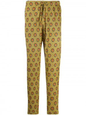 Пижамные брюки с кулиской Viktor & Rolf. Цвет: желтый