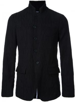 Пиджак с карманами клапанами Assin. Цвет: чёрный