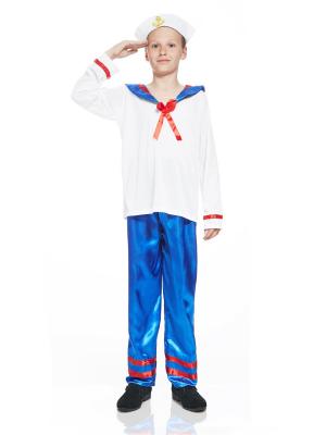 Карнавальный костюм Моряка La Mascarade. Цвет: синий, белый, красный