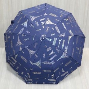 Смарт-зонт , голубой Crystel Eden. Цвет: голубой
