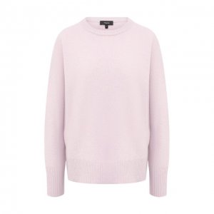 Кашемировый пуловер Theory. Цвет: розовый