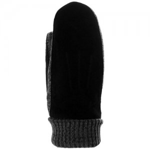 Перчатки , размер 8, серый, черный malgrado. Цвет: черный/серый