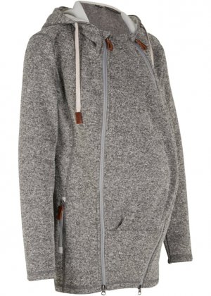 Флисовая куртка для новорожденных/флисовая беременных , серый Bpc Bonprix Collection