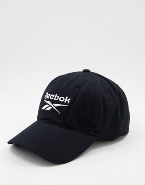 Черная кепка с логотипом Training Essential-Черный Reebok