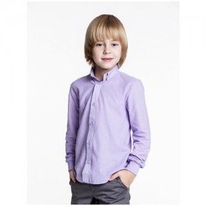 Рубашка для мальчика школьная WJB82236 голубой 158 размер Winkiki. Цвет: голубой