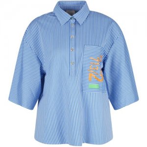 Рубашка , размер 48, голубой Sportalm. Цвет: голубой