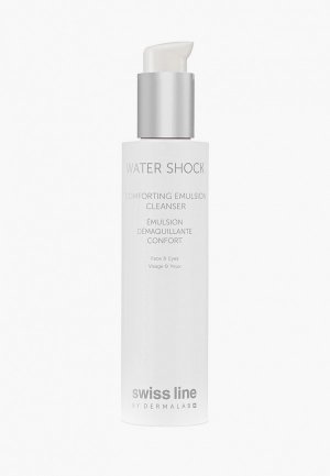 Средство для снятия макияжа Swiss Line WATER SHOCK успокаивающая эмульсия, 160 мл. Цвет: прозрачный