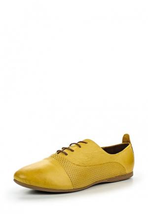 Ботинки D.Moro. Цвет: желтый