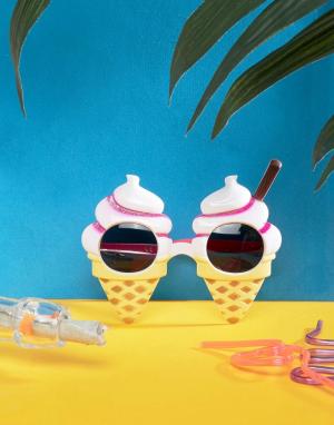 Солнцезащитные очки Ice Cream Talking Tables. Цвет: мульти