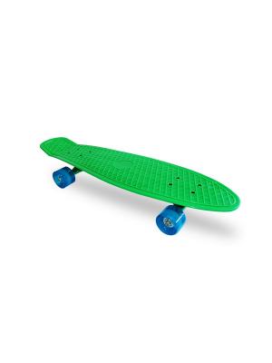 Скейт пластиковый 27X8 зелёный Moove&Fun. Цвет: светло-зеленый