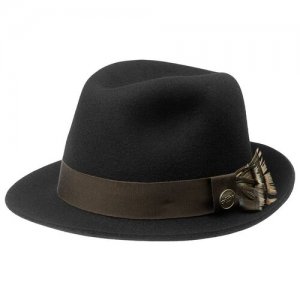 Шляпа трилби CHRISTYS WYCHWOOD cwf100234, размер 55. Цвет: черный